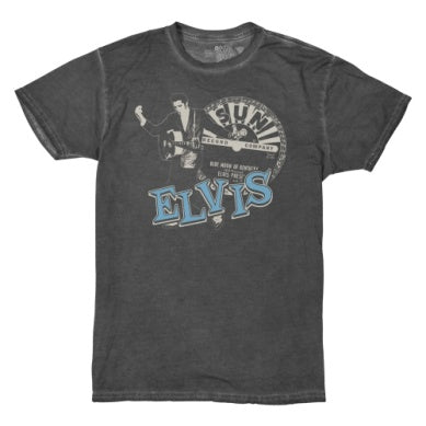 Retro Elvis x Sun Records Charcoal