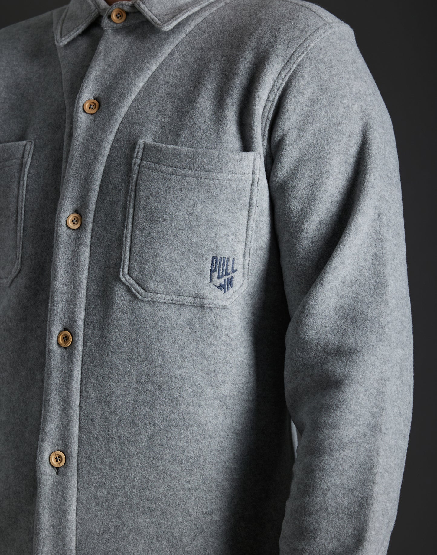 Pull-in Chemise Geko Heather Grey Jacket