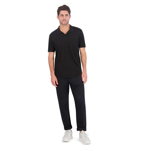 Goodlife Johnny Collar Polo Black