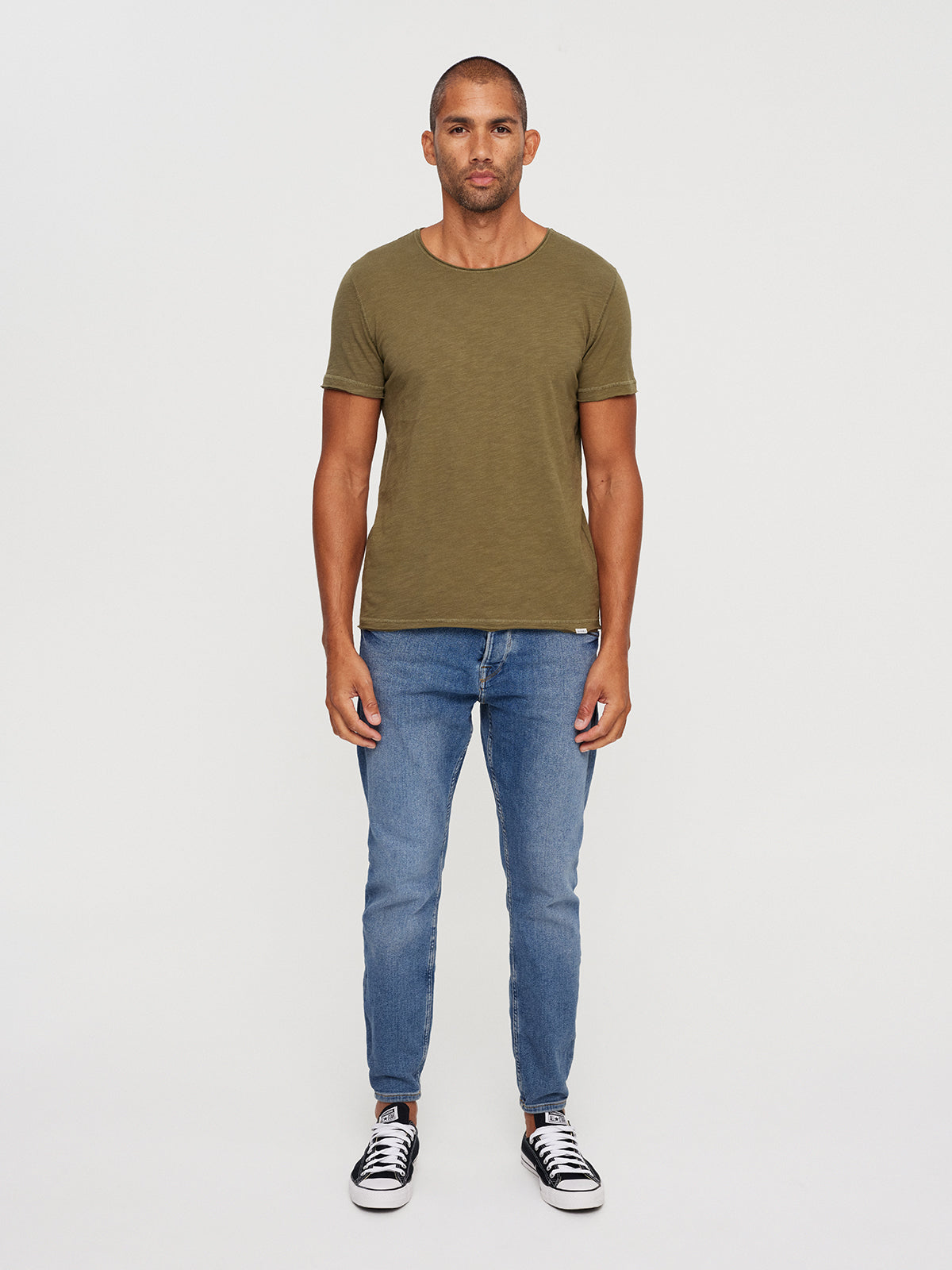 Gabba Konrad Slub S/S Tee Army