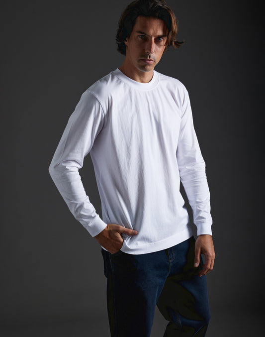 Pull-in TSH Long Sleeve White