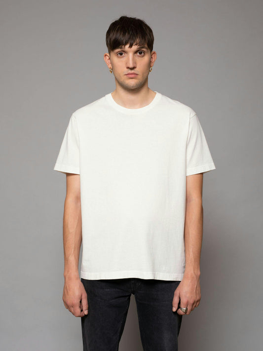 Nudie Uno Everyday T-Shirt Chalk White