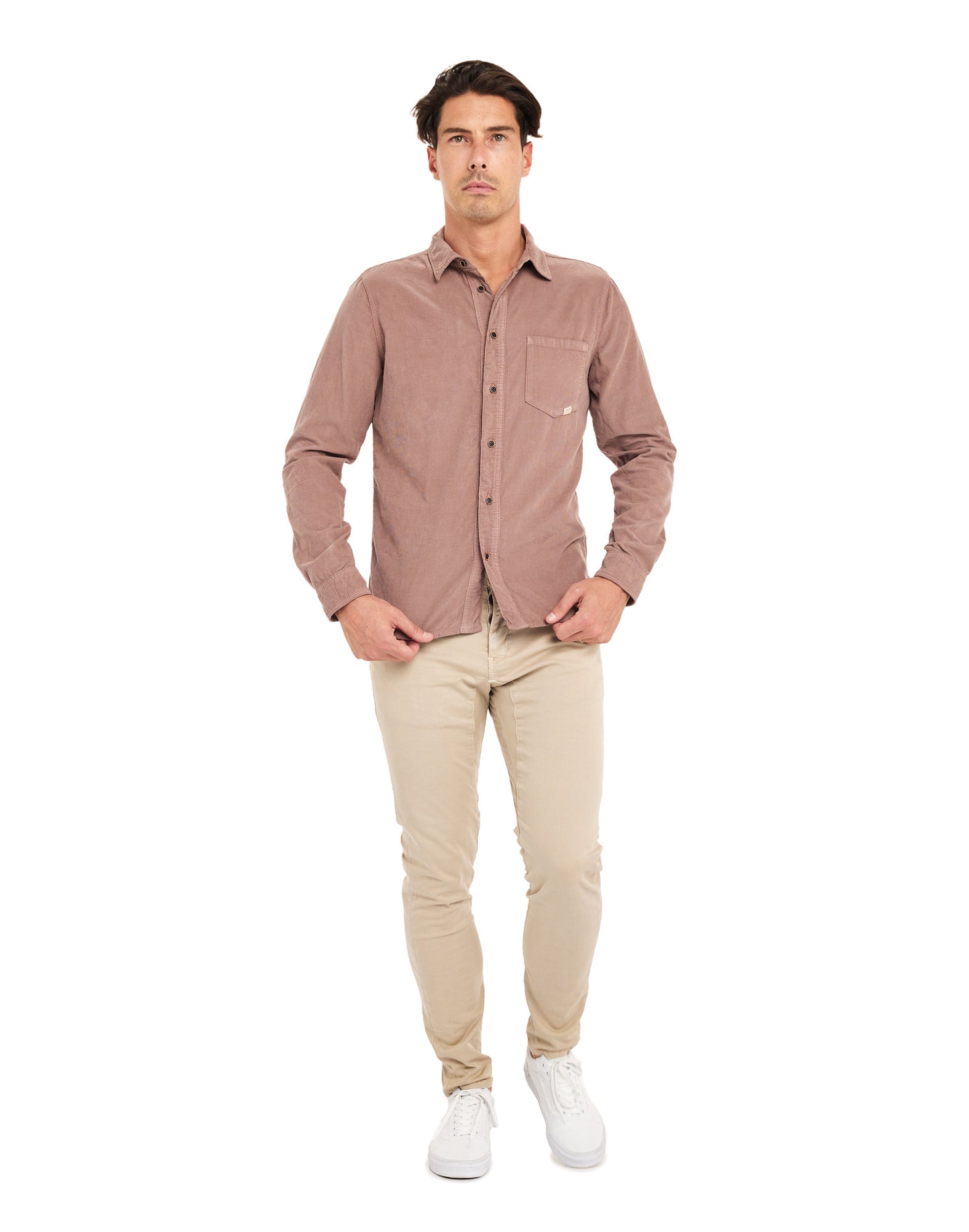 Pull-in Chemise Corduroy Mauv