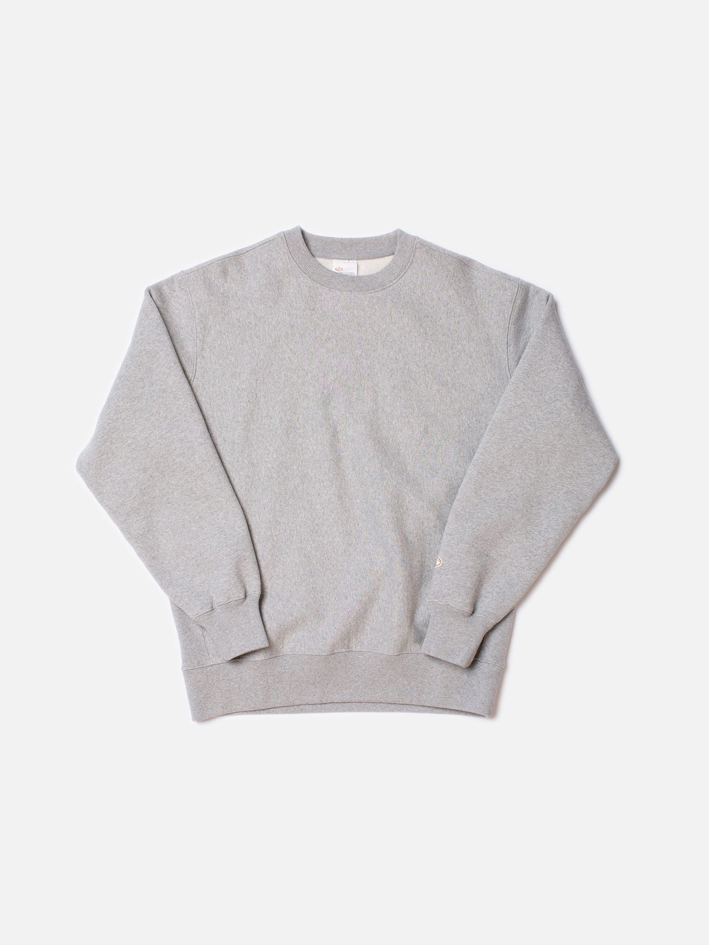 Nudie Hasse Crew Neck Sweatshirt Grey Melange