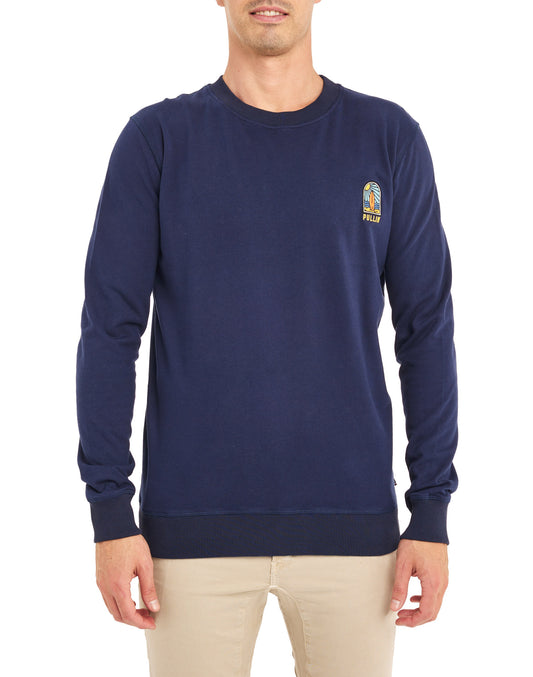 Pull-in Crew Neck Ocean